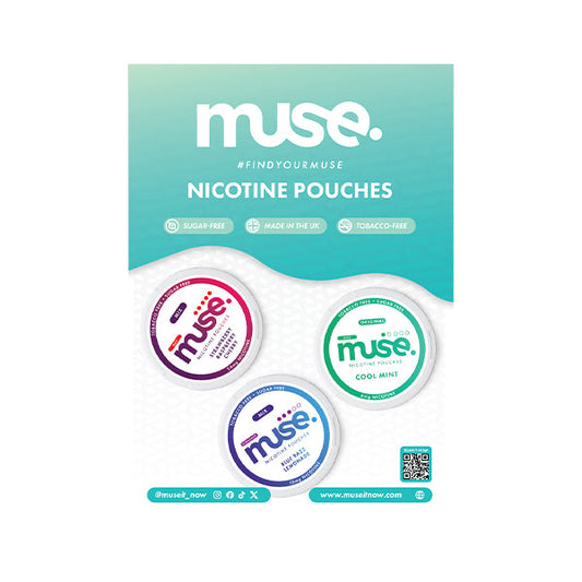 FREE Muse Nic Pouches Promotional A3 Poster